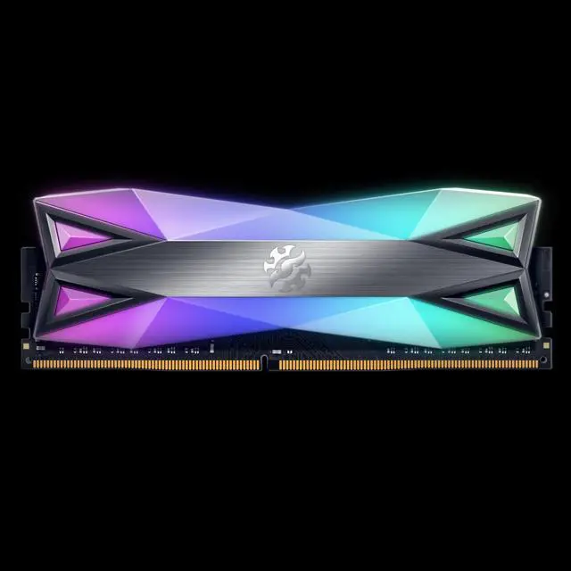 Alt view image 6 of 7 - XPG SPECTRIX D60G RGB Desktop Memory 32GB (2x16GB) DDR4 3600MHz CL16 GREY
