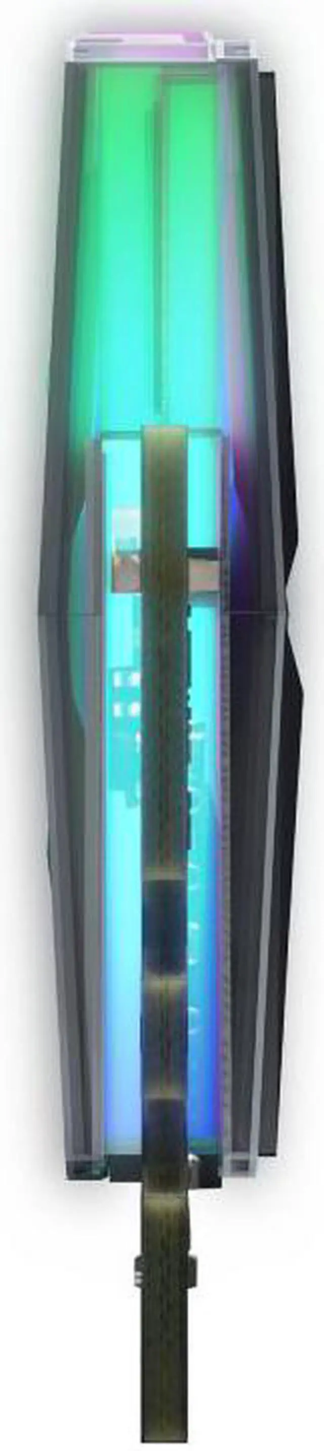 Alt view image 7 of 7 - XPG SPECTRIX D60G RGB Desktop Memory 32GB (2x16GB) DDR4 3600MHz CL16 GREY