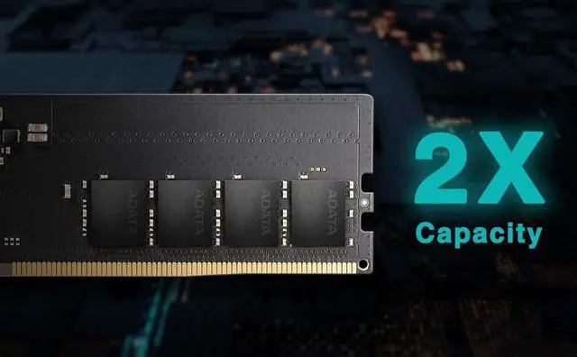 Alt view image 6 of 7 - ADATA 16GB 288-Pin DDR5 4800 (PC5 38400) Desktop Memory Model AD5U480016G-S