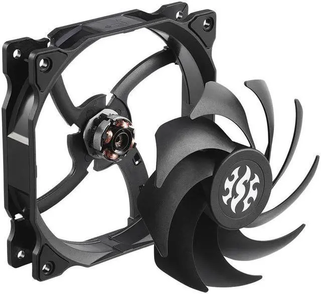 Alt view image 3 of 8 - XPG VENTO 120 Case Fan | 45.3 CMF - 1200RPM | 3 PIN, 120MM Fan | Major Motherboard Compatibility - Black / NON-RGB