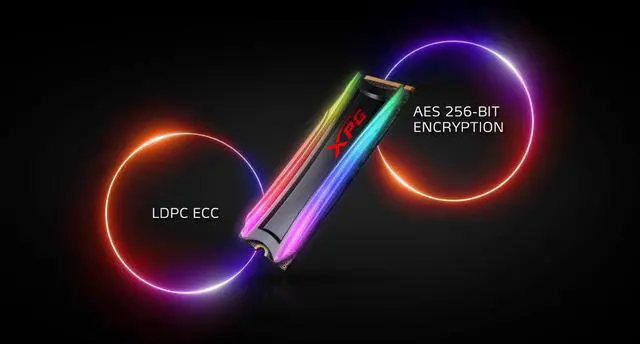 Alt view image 6 of 20 - XPG SPECTRIX RGB Gaming SSD S40G Series: 4TB Internal PCIe Gen3x4 M.2 2280 NVME