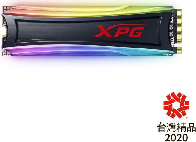 Alt view image 3 of 14 - XPG SPECTRIX RGB Gaming SSD S40G Series: 4TB Internal PCIe Gen3x4 M.2 2280 NVME