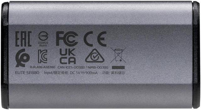 Alt view image 13 of 20 - ADATA External Solid State Drive SE880 - 1TB USB 3.2 USB-C | Titanium Grey - Rugged, Highly Portable SSD | High Speed 2000MB/s Read/Write | Compatibility: Windows, Mac OS, Android, Xbox One, PS4, PS5