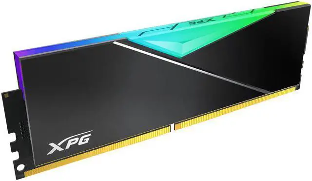Alt view image 2 of 7 - XPG SPECTRIX D50 ROG RGB Desktop Memory: 16GB (2x8GB) DDR4 3600MHz CL17-21-21 | Custom RGB w/ Gunmetal Grey Heatsink Module - 2PK | RAM Upgrade| ROG Certified