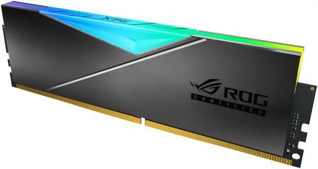 Alt view image 4 of 7 - XPG SPECTRIX D50 ROG RGB Desktop Memory: 16GB (2x8GB) DDR4 3600MHz CL17-21-21 | Custom RGB w/ Gunmetal Grey Heatsink Module - 2PK | RAM Upgrade| ROG Certified