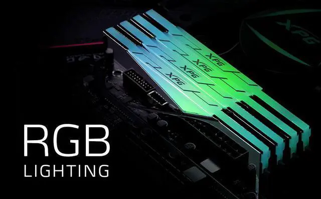 Alt view image 7 of 7 - XPG SPECTRIX D50 ROG RGB Desktop Memory: 16GB (2x8GB) DDR4 3600MHz CL17-21-21 | Custom RGB w/ Gunmetal Grey Heatsink Module - 2PK | RAM Upgrade| ROG Certified