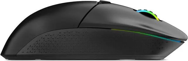 Alt view image 4 of 20 - XPG ALPHA Wireless Gaming Mouse - Black w/ RGB + Omron Switches | 60 Hour Battery Life - USB-C Connection | 6 Programmable Buttons :Exokeleton Design | PAW 3335 Sensor - 400-16000 DPI
