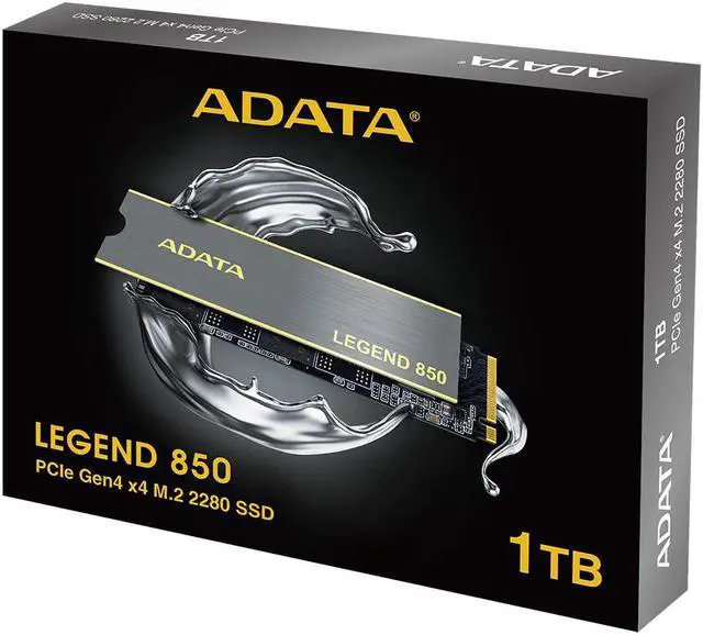 Alt view image 7 of 8 - ADATA LEGEND 850 M.2 2280 2TB PCI-Express 4.0 x4 3D NAND Internal Solid State Drive (SSD) ALEG-850-2TCS