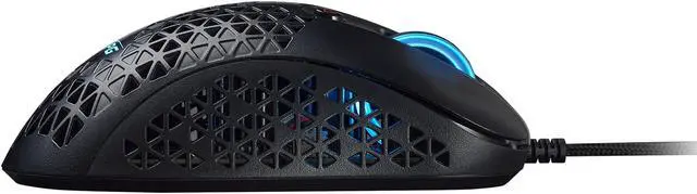 Alt view image 5 of 8 - XPG SLINGSHOT Wired Gaming Mouse - Black w/ RBG + Kailh Switches | USB-A Connection 1000Hz | 6 Programmable Buttons :Exoskeleton Design | PMW 3360 Sensor - 400-12000 DPI