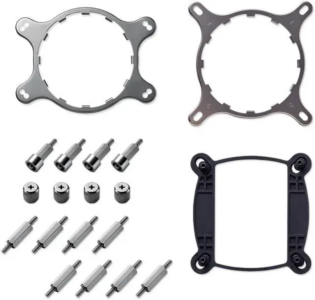 Alt view image 7 of 10 - XPG LEVANTE RGB Liquid CPU Cooler: 240mm Radiator 2 x 120mm Fans