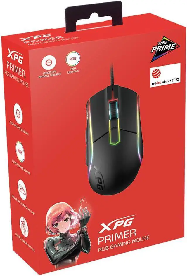 Alt view image 11 of 13 - XPG Primer RGB Gaming Mouse