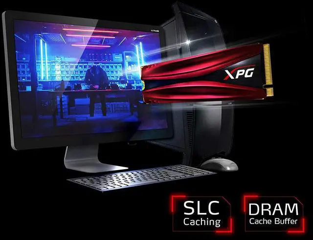 Alt view image 8 of 20 - XPG GAMMIX Gaming SSD S11 Pro Series: 512GB Internal PCIe Gen3x4 M.2 2280 (NVMe)
