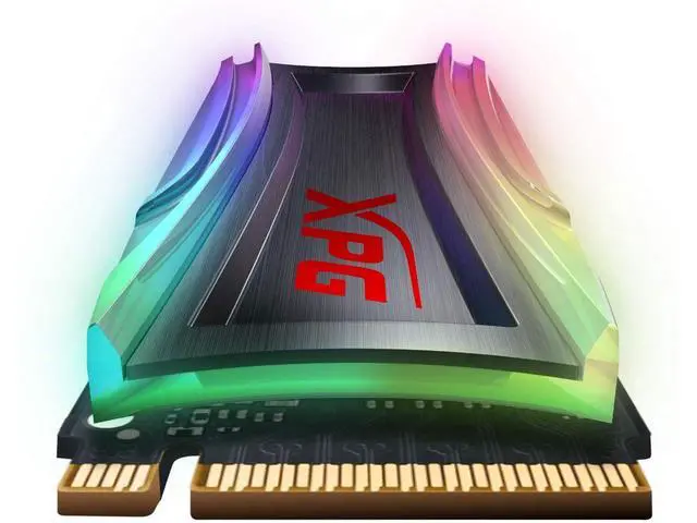 Alt view image 8 of 20 - XPG SPECTRIX RGB Gaming SSD S40G Series: 4TB Internal PCIe Gen3x4 M.2 2280 NVME