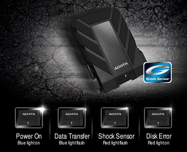 Alt view image 7 of 8 - ADATA 2TB HD710 Pro Portable Hard Drive USB 3.1 Model AHD710P-2TU31-CBK Black