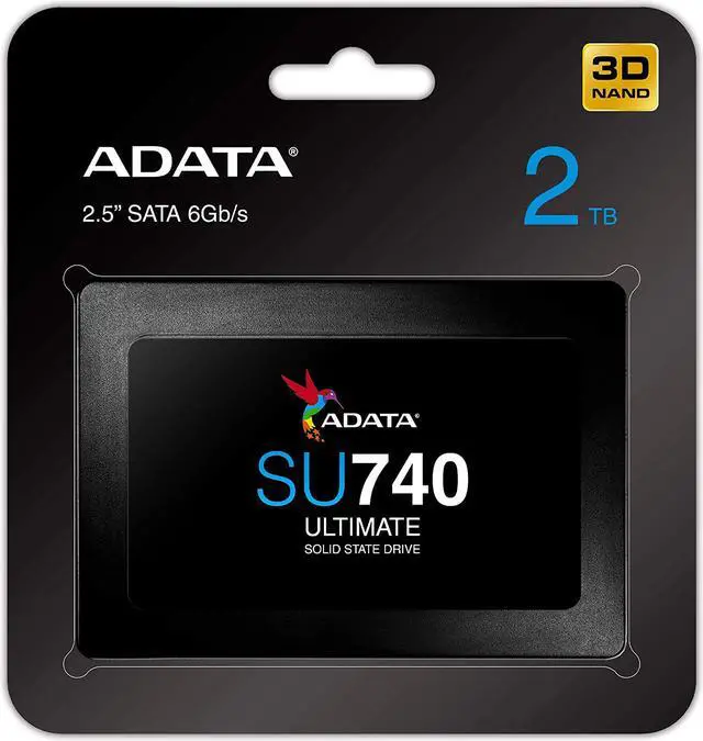 Alt view image 5 of 9 - ADATA Ultimate Series: SU740 2TB Internal SATA Solid State Drive
