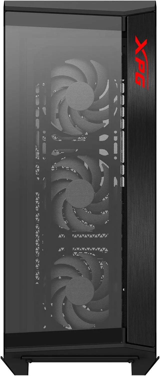 Alt view image 2 of 4 - XPG Battlecruiser II Mid-Tower ATX PC Gaming Case: Exoskeleton-Driven, Aesthetics, Efficient Airflow, 420mm Radiator, GPU Holder, Cable Management, XPG Prime Box, Black (BATTLECRUISERIIPST-BKCWW )