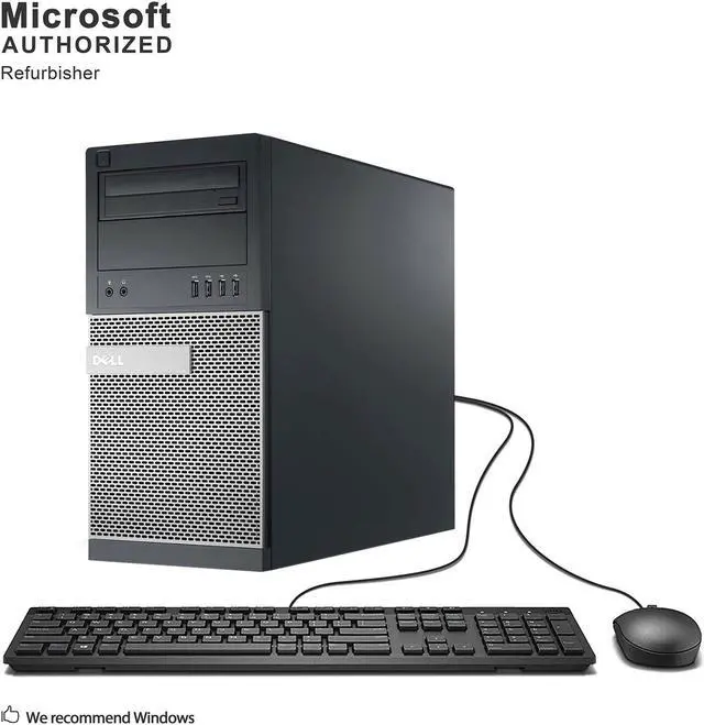 Refurbished: Dell Grade A OptiPlex 7010 Tower PC, Intel Core i7