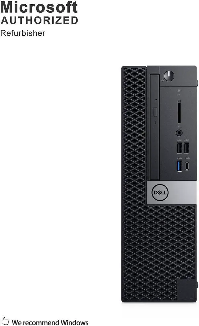 Alt view image 2 of 13 - Dell Grade A Optiplex 7050 SFF Intel Core I7-6700 3.4Ghz 16G DDR4, 512G SSD, Windows 10 Pro 64 bits(ES/EN)
