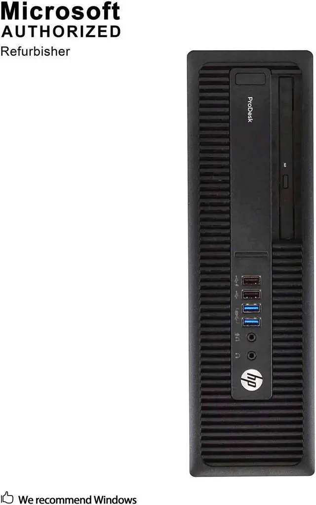 Alt view image 2 of 7 - Grade A HP ProDesk 600 G2 SFF PC, Intel Core I3-6100 3.7Ghz, 16G DDR4, 1T HDD, DVD, DP, 4K Support, WiFi, Bluetooth 4.0, Keyboard & Mouse, Windows 10 Pro 64 Bit-Multi-Language(EN/ES/FR)