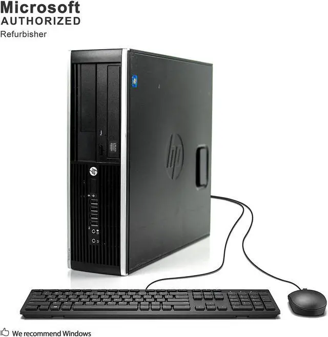 Main image of Grade A HP Compaq Elite 8300 Small Form Factor PC, Intel Quad Core I5-3470 3.2Ghz, 8G DDR3, 500G HDD, DVDRW, DP, VGA, Keyboard & Mouse, Windows 10 Pro 64 Bit-Multi-Language(EN/ES/FR)