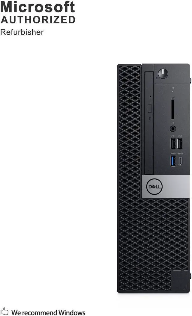 Alt view image 2 of 7 - Grade A Dell OptiPlex 7050 SFF PC, Intel Quad Core I7-7700 3.6Ghz, 32G DDR4, 1T SSD, DVDRW, DP, HDMI, 4K Support, WiFi, Bluetooth 4.0, Keyboard & Mouse, Windows 10 Pro 64 Bit-Multi-Language(EN/ES/FR)