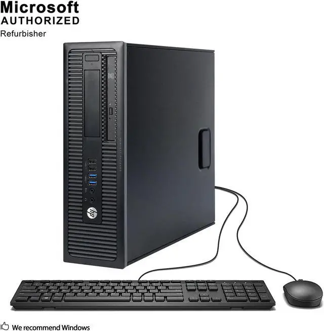 Main image of Grade A HP ProDesk 600 G1 SFF PC, Intel Quad Core I5-4570 3.2Ghz, 16G DDR3, 1T HDD, DVD, DP, 4K Support, WiFi, Bluetooth 4.0, Keyboard & Mouse, Windows 10 Pro 64 Bit-Multi-Language(EN/ES/FR)