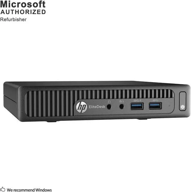 Alt view image 2 of 7 - Grade A HP EliteDesk 800 G1 Desktop Mini PC, Intel Quad Core I5-4590T 2.0Ghz, 8G DDR3, 256G SSD, DP, 4K Support, WiFi, Keyboard & Mouse, Windows 10 Pro 64 Bit-Multi-Language(EN/ES/FR)