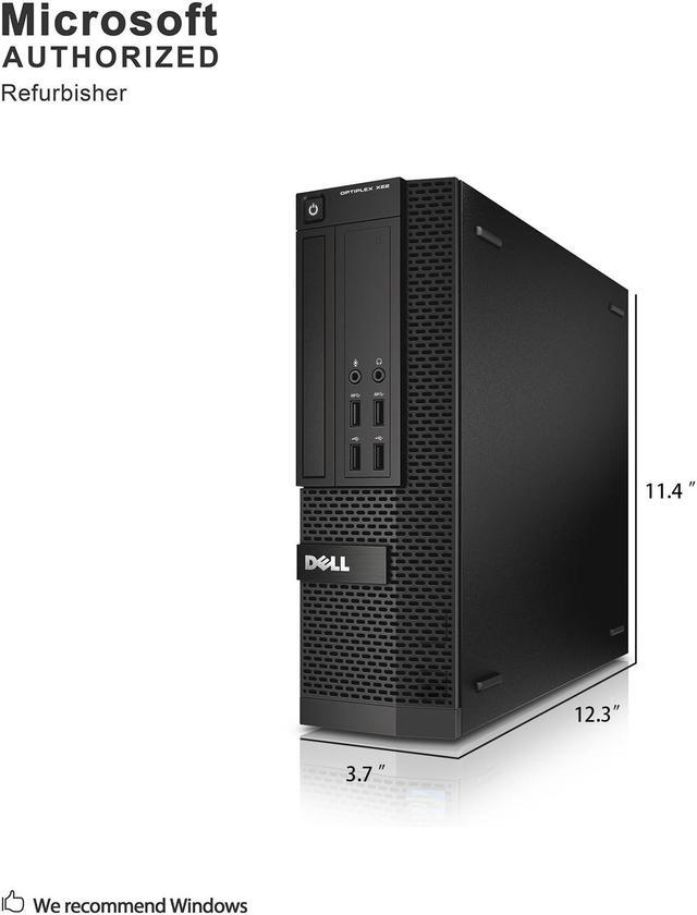 Alt view image 3 of 7 - Grade A Dell OptiPlex XE2 SFF PC, Intel Core I3-4330 3.5Ghz, 16G DDR3, 256G SSD, DP, 4K Support, WiFi, Bluetooth 4.0, Keyboard & Mouse, Windows 10 Pro 64 Bit-Multi-Language(EN/ES/FR)