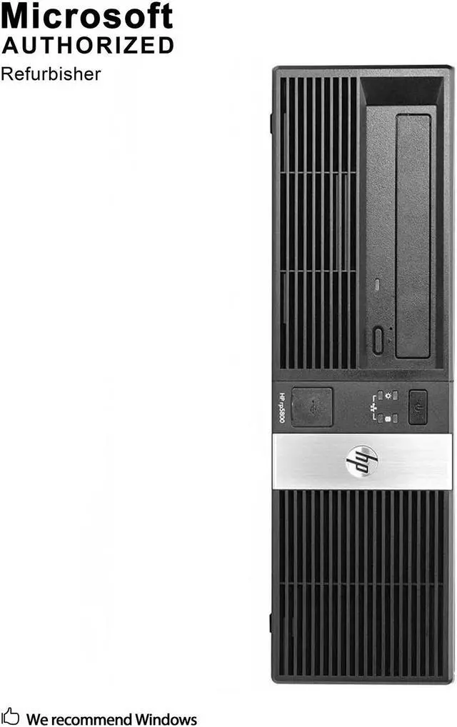 Alt view image 2 of 7 - Grade A HP rp5800 SFF PC, Intel Quad Core I5-2400 3.1Ghz, 16G DDR3, 512G SSD, DVD, DP, VGA, WiFi, Bluetooth 4.0, Keyboard & Mouse, Windows 10 Pro 64 Bit-Multi-Language(EN/ES/FR)