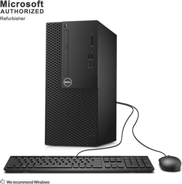 Refurbished: Dell OptiPlex 3050 Tower PC, Intel Quad Core I5-7500