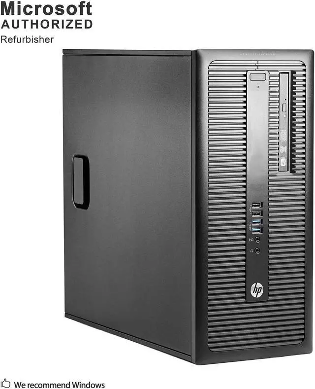 Alt view image 2 of 7 - Grade A HP EliteDesk 800 G2 Tower PC, Intel Quad Core I5-6500 3.2Ghz, 8G DDR4, 128G SSD + 1T, DVD, DP, 4K Support, WiFi, Bluetooth 4.0, Keyboard & Mouse, Windows 10 Pro 64 Bit-Multi-Language