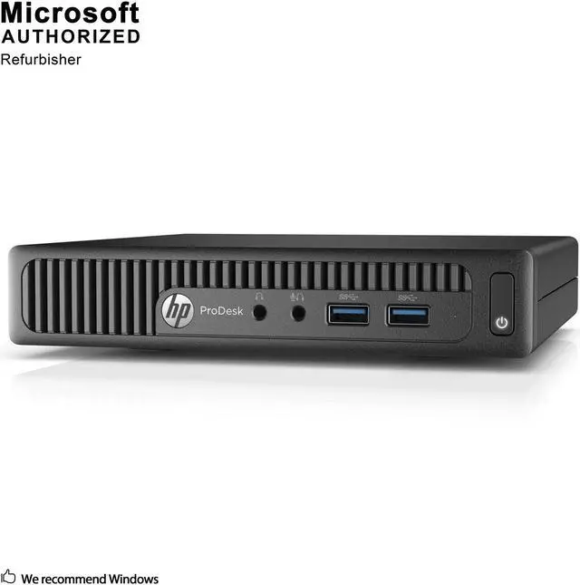 Alt view image 2 of 7 - Grade A HP ProDesk 400 G2 Desktop Mini PC, Intel Quad Core I5-6500T 2.5Ghz, 16G DDR4, 512G SSD, DP, 4K Support, WiFi, Bluetooth 4.0, Keyboard & Mouse, Windows 10 Pro 64 Bit-Multi-Language(EN/ES/FR)