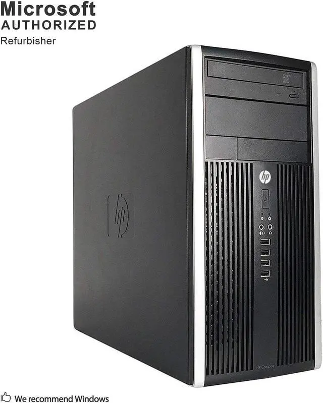 Alt view image 2 of 7 - Grade A HP Compaq Pro 6300 Microtower PC, Intel Core I3-3220 3.3Ghz, 8G DDR3, 2T HDD, DVD, DP, VGA, WiFi, Bluetooth 4.0, Keyboard & Mouse, Windows 10 Pro 64 Bit-Multi-Language