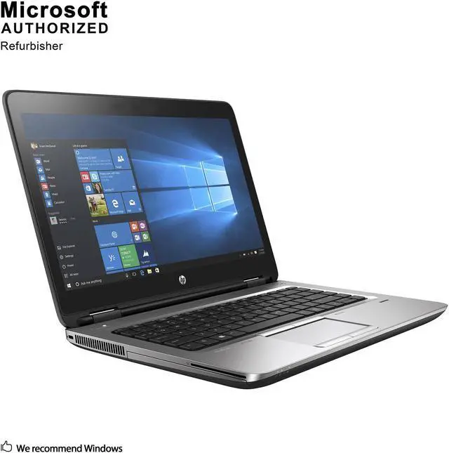 Alt view image 2 of 7 - HP ProBook 640 G3 14.0" Laptop, Intel Core I5-7200U 2.5Ghz, 8G DDR4, 500G HDD, DVDRW, DP, VGA, USB 3.0, Windows 10 Pro 64 Bit-Multi-Language(EN/ES/FR) (Grade A)