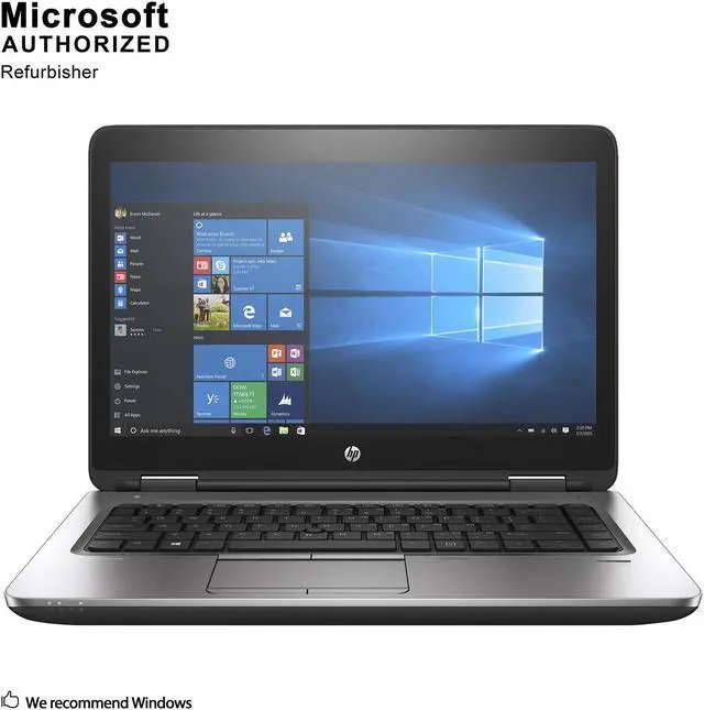 Main image of HP ProBook 640 G3 14.0" Laptop, Intel Core I5-7200U 2.5Ghz, 8G DDR4, 500G HDD, DVDRW, DP, VGA, USB 3.0, Windows 10 Pro 64 Bit-Multi-Language(EN/ES/FR) (Grade A)