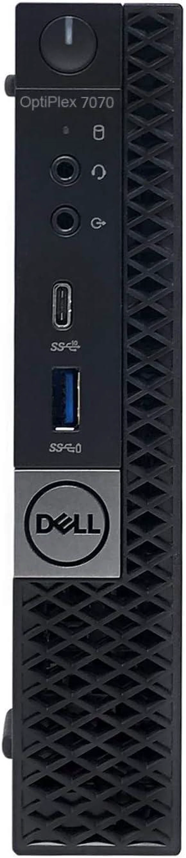 Main image of Dell OptiPlex 7070 Mini Form Factor Desktop Computer, Core i7-9700T up to 4.3GHz, 16GB DDR4, 512GB Solid State Drive, Windows 11 Pro
