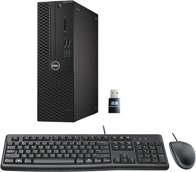Main image of Dell OptiPlex 3050 Small Form Factor Desktop Computer, Core i5-6500 up to 3.6GHz, 16GB DDR4, 256GB Solid State Drive, Windows 11 Pro