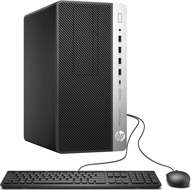 Main image of HP ProDesk 600G4 Tower Desktop Computer, Core i7-8700 up to 4.6GHz, 32GB DDR4, 1TB Solid State Drive