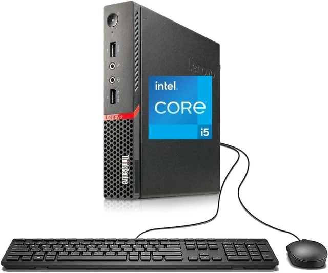 Main image of Lenovo ThinkCentre M900 Tiny Form Factor Desktop Computer, Core i5-6500T up to 3.1GHz, 16GB DDR4, 256GB Solid State Drive, Windows 11 Pro