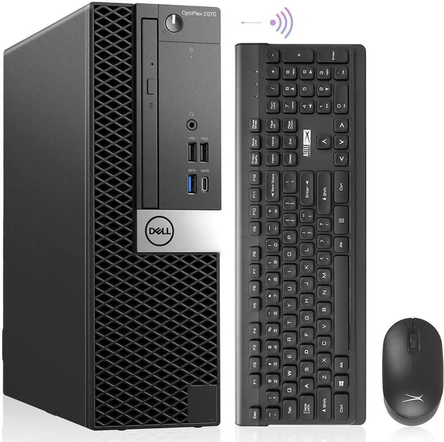 Main image of Dell OptiPlex 5070 Small Form Factor Desktop Computer, Core i7-9700 up to 4.7GHz, 32GB DDR4, 1TB Solid State Drive, Windows 11 Pro