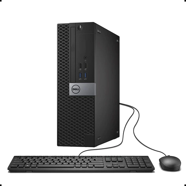 Main image of Dell OptiPlex 7040 Small Form Factor Desktop Computer, Core i7-6700 up to 4.0GHz, 32GB DDR4, 512GB Solid State Drive, Windows 11 Pro