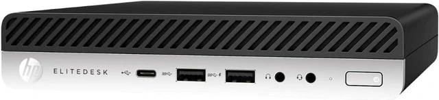 Main image of HP EliteDesk 705G4 Mini Form Factor Desktop Computer, Ryzen5 up to 3.8GHz, 8GB DDR4, 256GB Solid State Drive, Windows 11 Pro