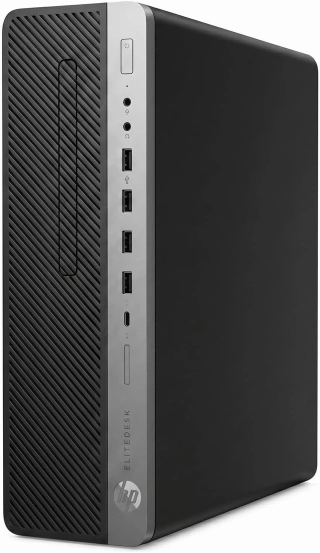 Main image of HP EliteDesk 800G4 Small Form Factor Desktop Computer, Core i5-8500 up to 4.1GHz, 16GB DDR4, 512GB Solid State Drive, Windows 11 Pro