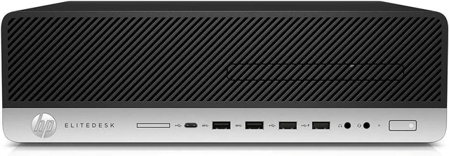 Main image of HP EliteDesk 800G5 Small Form Factor Desktop Computer, Core i5-9500 up to 4.4GHz, 16GB DDR4, 256GB Solid State Drive