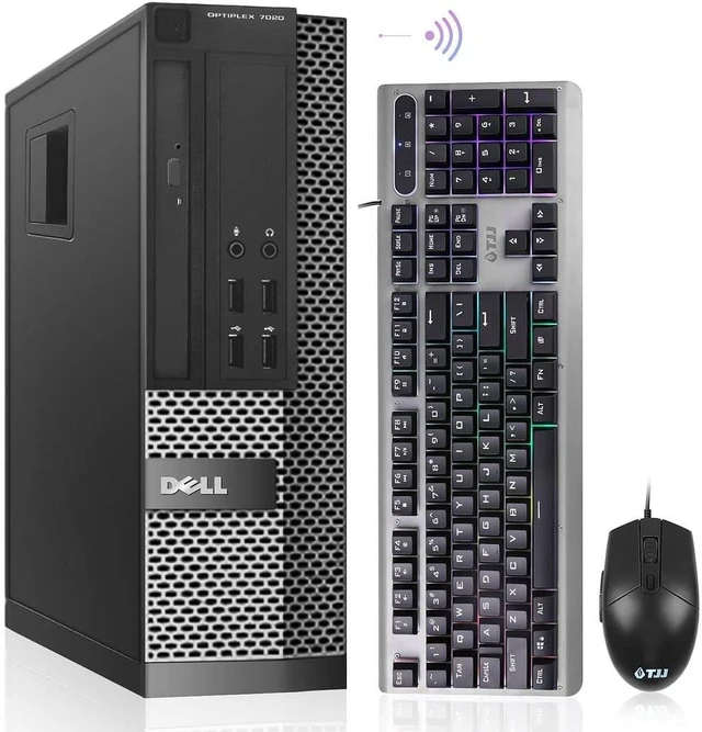 Main image of Dell OptiPlex 7020 Desktop Computer, 16GB Ram 256GB SSD, Intel Quad Core i7 4790 up to 4.0GHz, AC8260 Built-in WiFi 5, Dual Monitor Supported, DVD-RW HDMI Windows 11 Pro