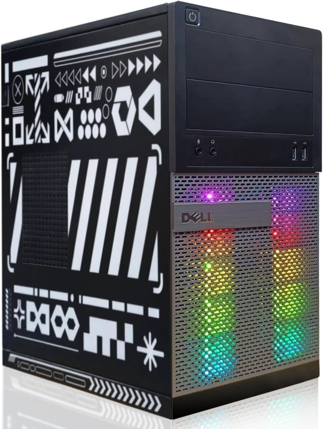 Main image of Dell RGB Gaming OptiPlex Desktop PC Computer, Intel Core i5, GeForce GTX 750 Ti 4G, 16GB RAM, 512GB SSD, RGB Keyboard & Mouse, WiFi, Windows 11 Pro