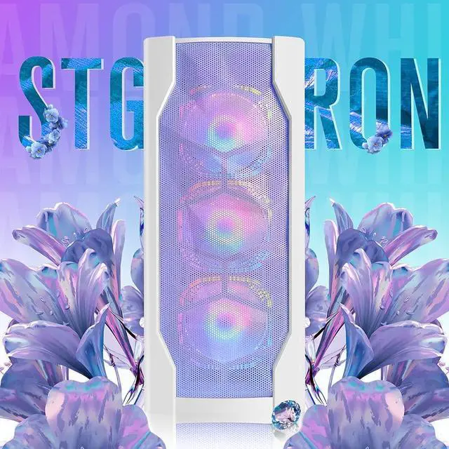 Alt view image 3 of 7 - STGAubron Gaming Desktop PC Computer,Intel Core I7 3.4GHz up to 3.9GHz, 16G RAM, 512G SSD, WIFI, BT 5.0, GeForce GTX 1660 Ti 6G GDDR6, RGB Fanx6, RGB Keyboard&Mouse&Mouse Pad, RGB BT Sound Bar, W10H64