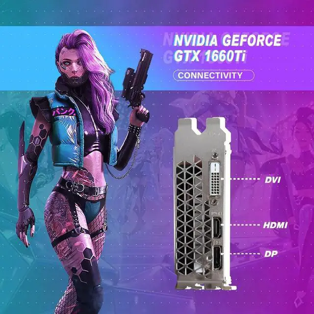 Alt view image 7 of 7 - HP Gaming PC Desktop Computer - Intel Quad I5-7500 up to 3.8GHz, 32GB DDR4 Memory, 128G SSD + 3TB, GeForce GTX 1660 Ti 6G, RGB Keyboard & Mouse, WiFi & Bluetooth 5.0, Win 10 Pro (Renewed)