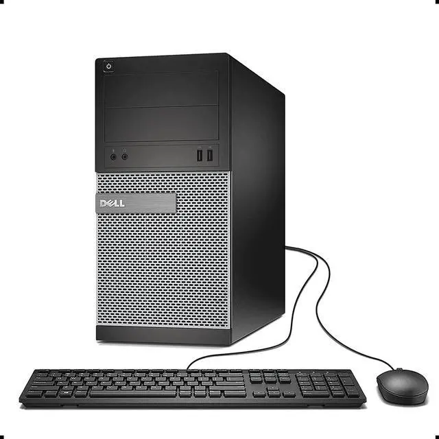 Main image of Dell Optiplex Tower Computer Gaming PC [ Intel Core i7 Processor, 16GB Ram, 128GB SSD, 2TB Hard Drive, HDMI, Wireless WiFi] AMD Radeon RX 550 4GB, Windows 10 (Renewed)
