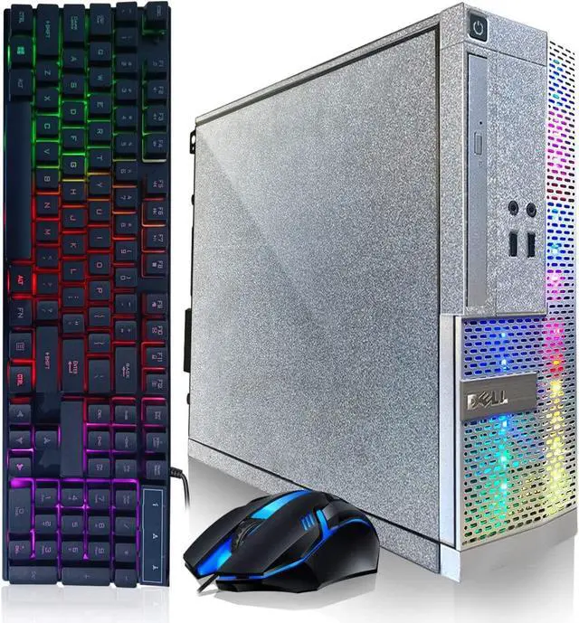 STGSivir All-in-One Desktop Computer - 22" FHD Display, Intel Core I5 Up To 3.7GHz, 16GB RAM, 512GB SSD, Windows 10 Home, WiFi, BT 5.0, RGB Keyboard & Mouse